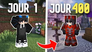 J’ai Survécu 400 JOURS sur Minecraft HARDCORE ! [FILM COMPLET]