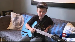 Shawnee Boy Shows Foo Fighters He Can Play A Mean Guitar