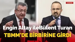 CHP'li Engin Altay ile AKP'li Bülent Turan TBMM'de birbirine girdi: Olay 'Ankara' kavgası