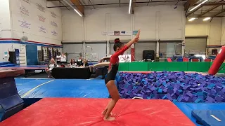 Sofia Calimquim 2nd Place Vault Masquerade Mania 2019 Wildfire Gymnast Level 4