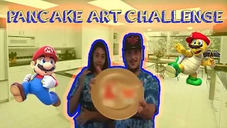 Pancake art challenge (Super Mario Edition)