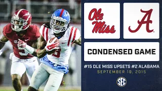 Condensed Game: No. 15 Ole Miss upsets No. 2 Alabama (Sept. 19, 2015)