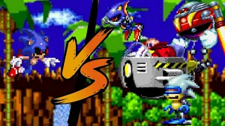 Sonic exe vs Eggman (sprite animation dc2)