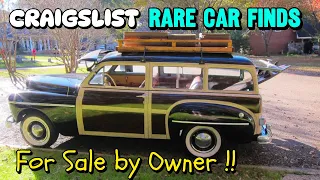 7 Best DEALS on Rare Vintage Cars for sale by owner | Craigslist Car Finds