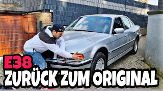 BMW E38 PROJEKT | FRONT UPDATE | ORIGINALE SCHEINWERFER vs ANGEL EYES