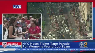 USWNT Parade Rolls Through Canyon Of Heroes