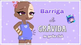 🍓 𖥻 como fazer barriga de grávida no gacha club! .*･｡ﾟ♡tutorial♡🍓