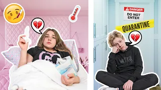 My Crush REACTS to BAD NEWS. I'm VERY Sick! **Emotional QUARANTINE** 💔😷| Piper Rockelle