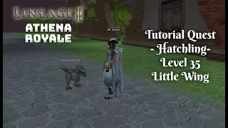 Lineage 2 Quest - Hatchling Quest - Little Wing Tutorial - Lineage 2 High Five Athena Royale