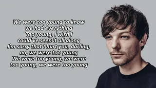 Louis Tomlinson - Too Young // LYRIC VIDEO