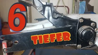 VW Käfer 6cm Tieferlegen . So einfach kann es sein. Tips & Tricks. Kübel Karman Bus T1.