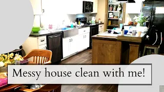 MESSY HOUSE /CLEAN WITH ME/ EXTREME CLEANING MOTIVATION/WHOLE HOUSE