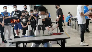 WSSA 2022 Malaysia Open Sport Stacking Championships: 10U Timed Relay