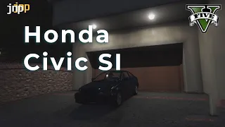 GTA V night cruise around Los Santos Honda Civic | Steering Wheel Gameplay