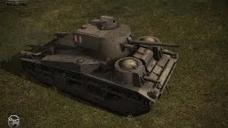 World Of tanks : Vickers Medium Mk 3. Base defense