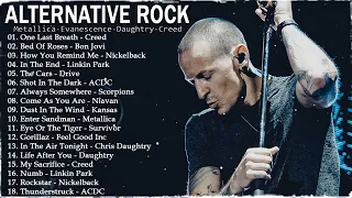 Linkin Park, Creed, Daughtry, Metallica, ACDC Greatest Alternative Rock Of The 2000s