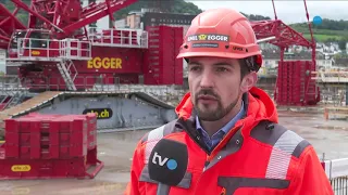 EMIL EGGER AG – mit dem grössten Kran der Schweiz, auf der heimischen Baustelle OLMA in St. Gallen