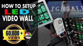 HOW TO SETUP LED VIDEO WALL | P6 LED Module | EASY Step-By-Step tricky AT YOUR HOME | P3 | P2 | P10