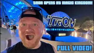 TRON Lightcycle / Run MAGIC KINGDOM! Full Video w/ On Ride View, Queue, Facts, Questions, & Tips!