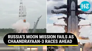 Russia's Luna-25 Crashes On The Moon As Chandrayaan-3 Readies For Touchdown | Watch