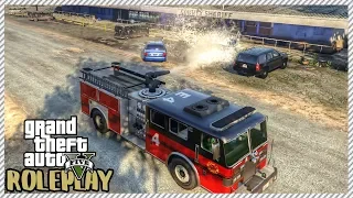 GTA 5 ROLEPLAY - Spraying Police Officers with Stolen Fire Truck | Ep. 216 Criminal