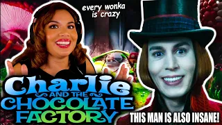 CHARLIE AND THE CHOCOLATE FACTORY (2005) MOVIE REACTION! ACTRESS REACTS *JOHNNY DEPP WENT IN!*