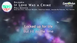 Poli Genova - If Love Was a Crime (Bulgaria) - [Karaoke version]