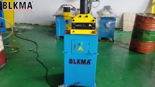 easy operated portable hydraulic electric angle steel cutting and hole punching machine