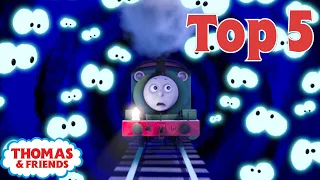 Thomas & Friends UK™ | Top 5 Scariest Moments! | Best of Thomas Highlights | Kids Cartoon