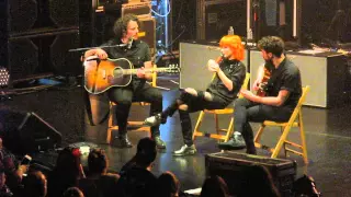 10/21 Paramore - Justin York Teaches Paramore + Misguided Ghosts @ Beacon Theatre, NYC 5/06/15