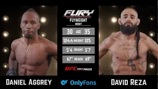 Fury FC 89: Daniel Aggrey vs David Reza