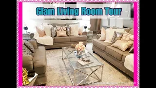 APARTMENT || Living Room Tour  || Blush Pink || Glam And Girly💗💗