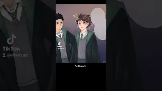 Harry PotterXHaikyuu! Mirror of erised Part 1#iwaoi #haikyuu #oikawa #iwaizumi #haikyuuedit #tiktok