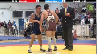 71 KG QF - Alec Ortiz (Minnesota Storm) vs. Anthonie Linares (USOTS)