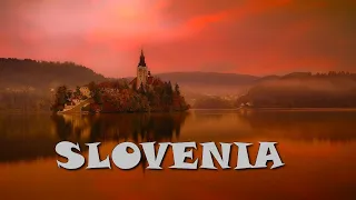 FLYING OVER SLOVENIA (4K UHD) - Scenic Relaxation Film with Calming Music - 4K Video UltraHD