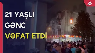 Partlayışda xəsarət alan şəxs vəfat edib - APA TV