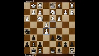 13 year old Carlsen checkmates with Anastasia's mate