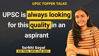“If you have this quality in your personality then you can crack this exam”  | Surbhi Goyal