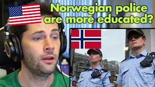 American Reacts to Norwegian Police vs. American Police