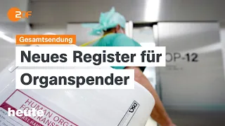 heute 19:00 Uhr vom 18.3.24 Organspender-Register, Party für Putin, EU-Russland-Sanktionen (english)