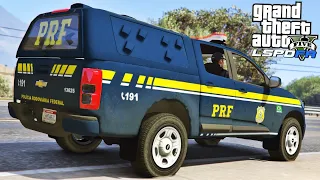 GTA V PRF - PRF ABORDA VEÍCULO E APREENDE 5KG DE DROGAS | POLÍCIA RODOVIÁRIA FEDERAL - CHEVROLET S10