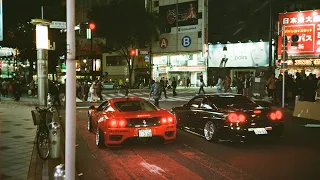 OBNOXIOUSLY LOUD FERRARI + R34 Terrorise the streets of JAPAN! (Reaction Video)