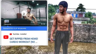 I Tried Chris Heria - GET RIPPED FROM HOME! CARDIO WORKOUT(NO EQUIPMENT NEEDED)