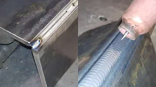 Surprisingly useful technique ! Beautiful edge TIG welding process