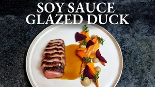 My favorite DUCK BREAST recipe | Glazed Carrots & Mushroom Puree