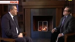 Віктор Янукович дав інтерв'ю телеканалам Росії