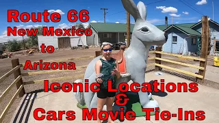 Route 66 Favorite Stops from Albuquerque, New Mexico to Flagstaff, Arizona