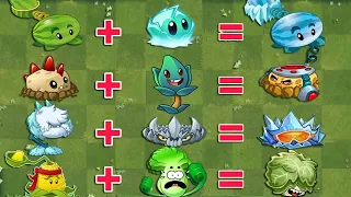 PvZ 2 Discovery - All Plants FUSION & Evolution in Game