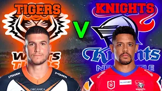 Wests Tigers vs Newcastle Knights | NRL Round 21 - 2022 | Live Stream Commentary
