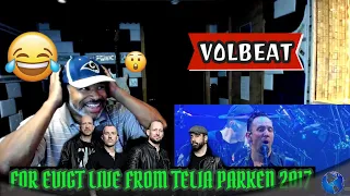 Volbeat   For Evigt Live from Telia Parken 2017 ft  Johan Olsen - Producer Reaction